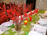 St&oacute;ł weselny z jarzębioną