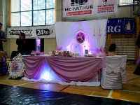 R&oacute;żowe dekoracje weselne