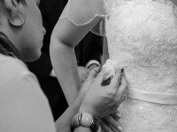 Poprawki sukni ślubnej